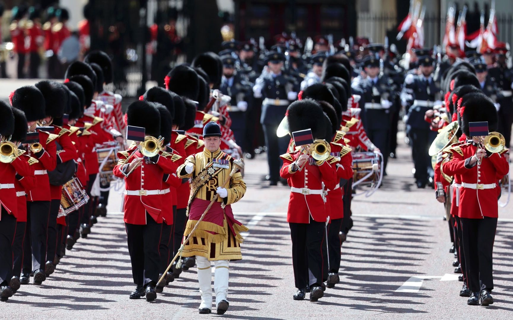 Imagini inedite de la „Trooping the Colour”, parada militară dedicată regelui Charles al III-lea la Londra | GALERIE FOTO