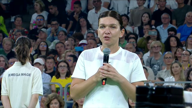 Simona Halep, meci de retragere la Cluj, ACUM, pe Pro TV și VOYO. Discurs emoționant al fostei lidere mondiale