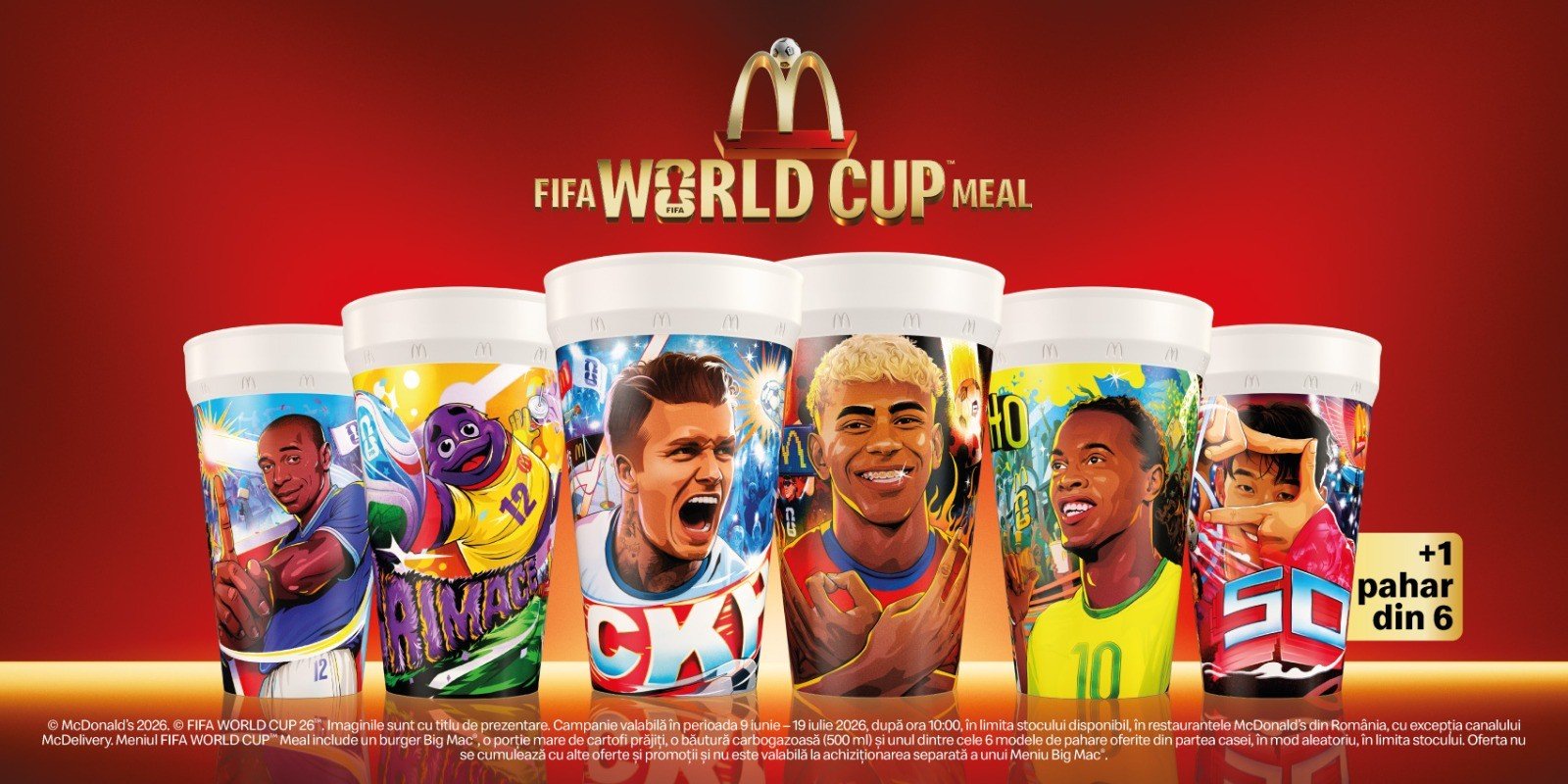 (P) FIFA World Cup 26™ vine la McDonald’s: magia meciurilor este completată de meniul în ediție limitată și experiențe inedite pentru fanii fotbalului