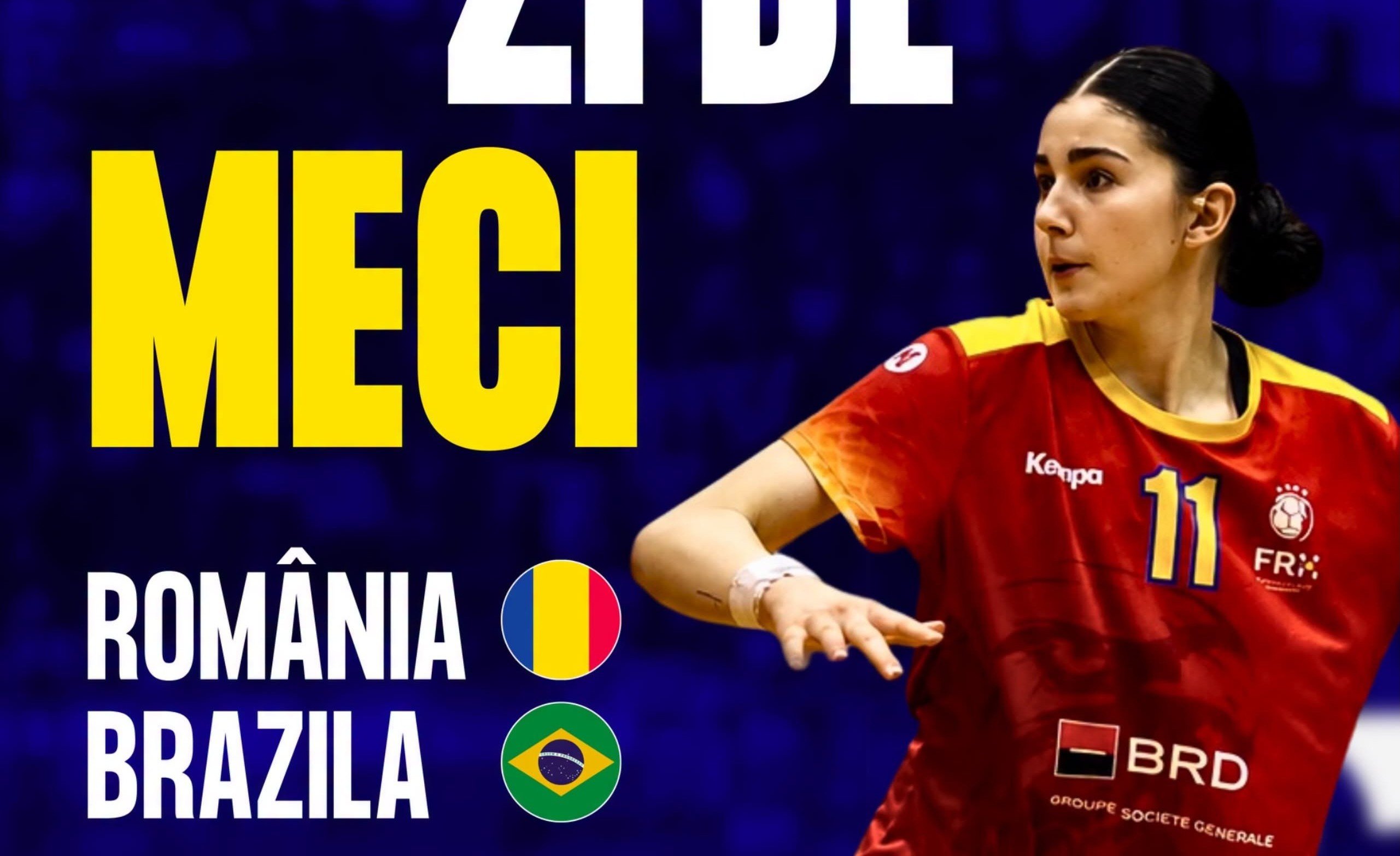 România - Brazilia la Campionatul Mondial, LIVE pe VOYO de la ora 13:30!