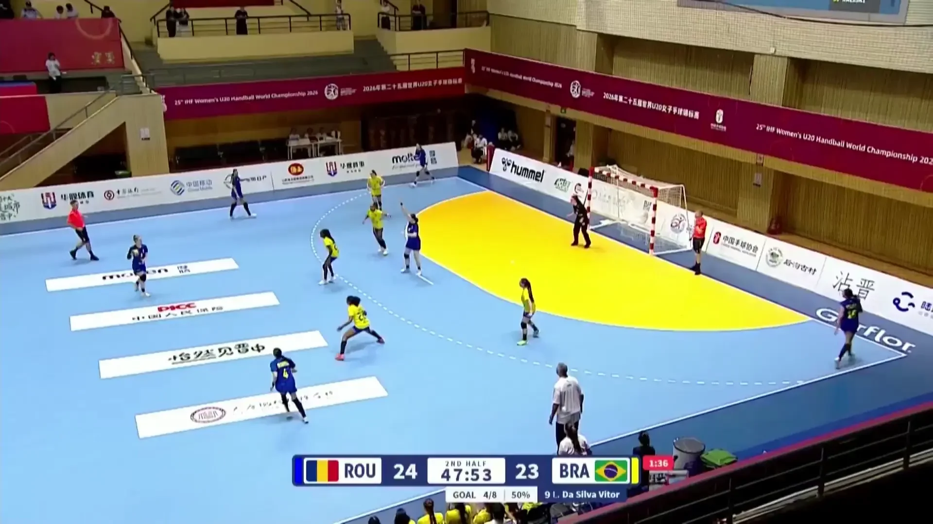România - Brazilia, la Campionatul Mondial de handbal feminin U20 (Tricolorele, conduse după ce au avut 5 goluri avans)
