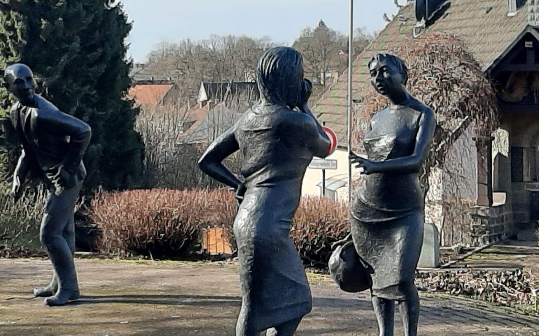 Statuie din patrimoniul cultural al Germaniei, descoperită în Buzău. Furată pentru bronz, dar păstrată pentru că e frumoasă