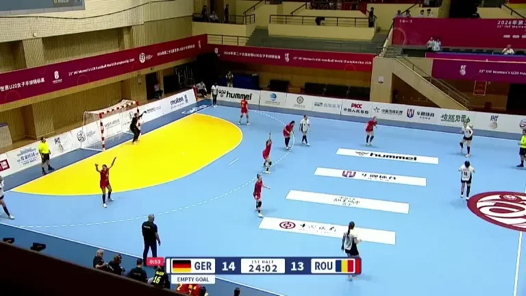 România - Germania 16-20 la pauză | CM de handbal feminin U20 (VOYO)