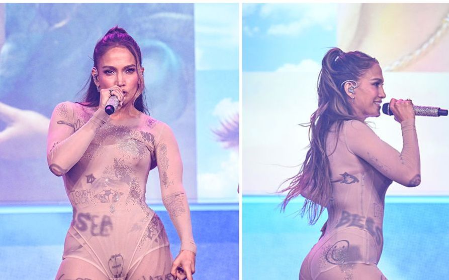 Se apropie ușor de 60 de ani, dar visează la ea și tineri de 20! J Lo, apariție incendiară într-un costum "invizibil"
