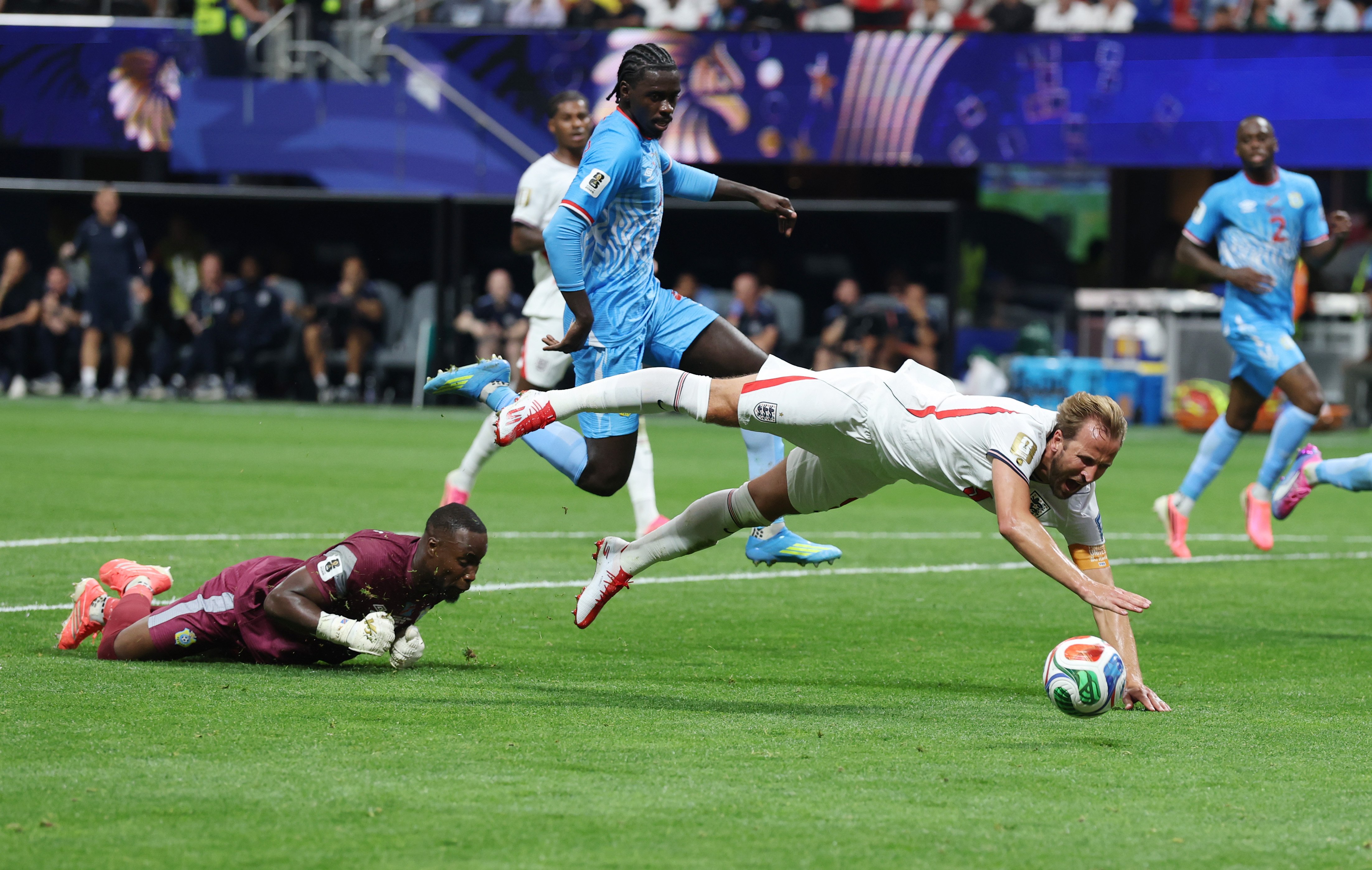 Anglia - DR Congo 0-1. Harry Kane cere penalty în finalul primei reprize