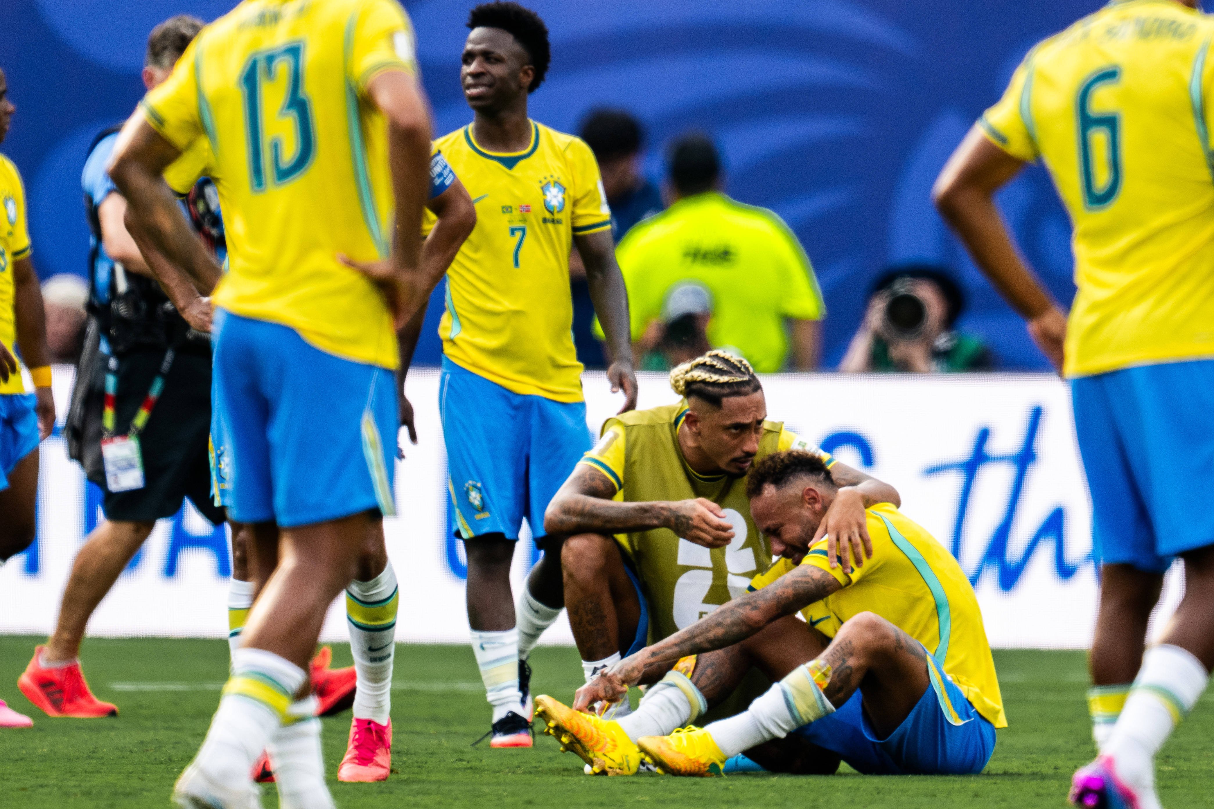 Neymar, în lacrimi după Brazilia - Norvegia 1-2