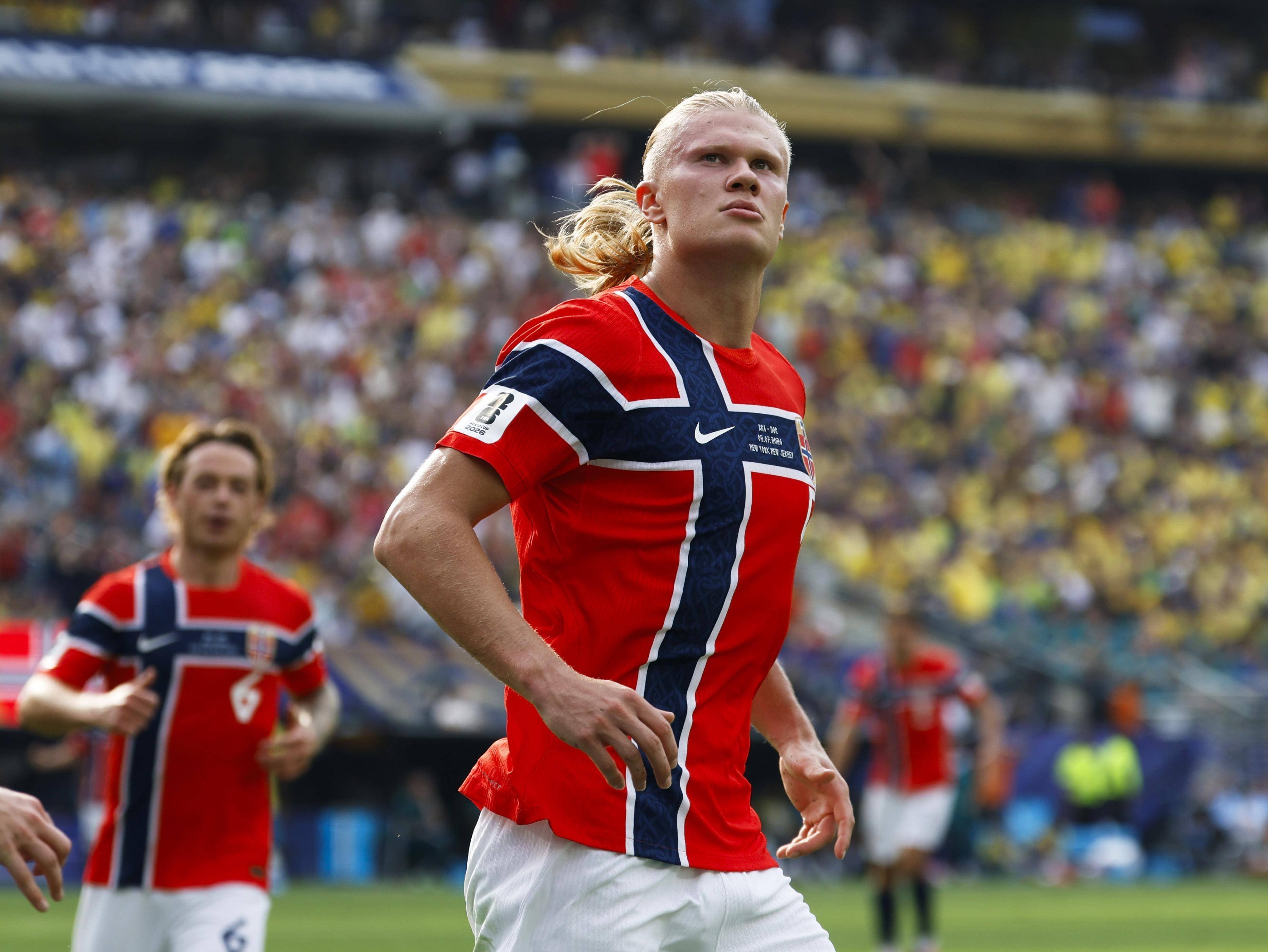 Mesajul postat de Erling Haaland după ce Norvegia a eliminat Brazilia de la Mondial