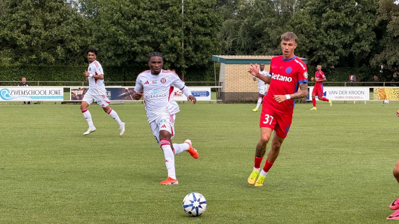 FCSB - Al-Jazira 1-0, ACUM, pe Sport.ro! Roș-albaștrii deschid scorul în amicalul cu echipa lui Olăroiu