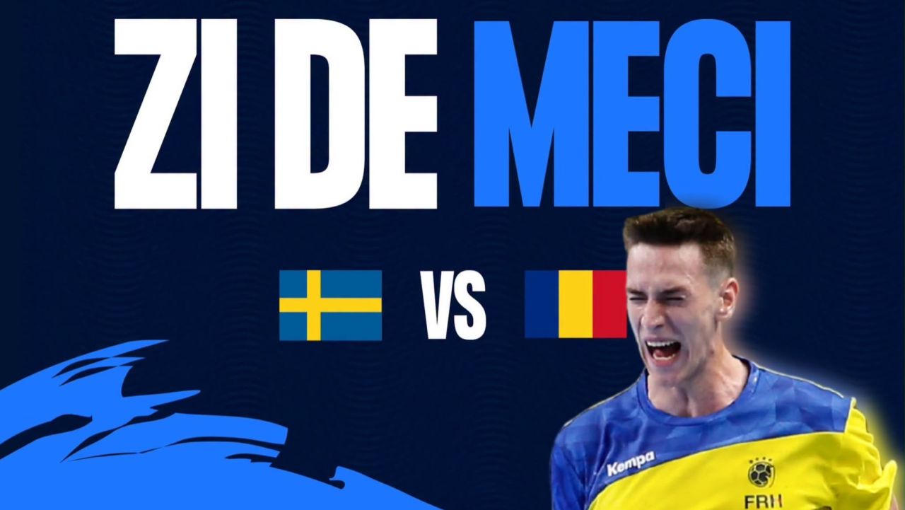 România - Suedia 26-44. Lecție de handbal predată de nordici | Men’s 20 EHF EURO 2026 e transmis de VOYO