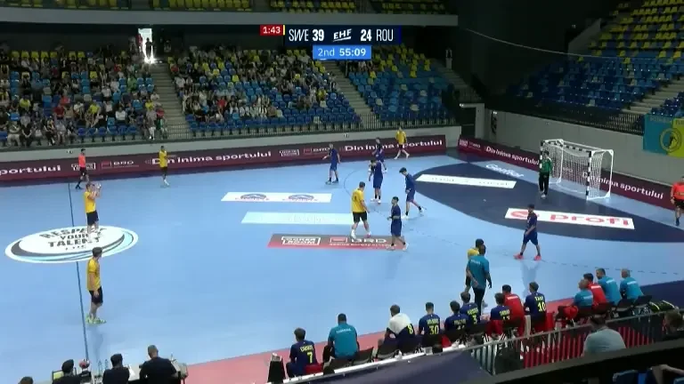 România - Suedia 26-44, la Campionatul European U20 de handbal masculin (VOYO)