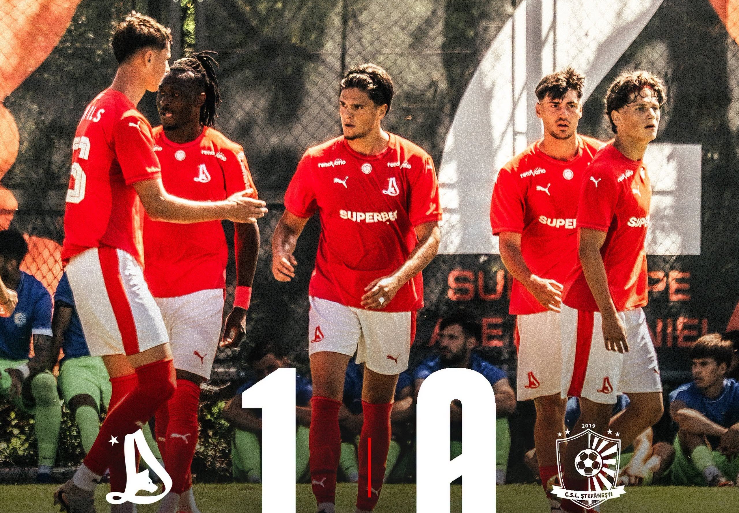 Dinamo - CSL Ștefăneștii de Jos 1-0! Noii fundași ai ”câinilor” au impresionat în amicalul cu echipa din Liga 2