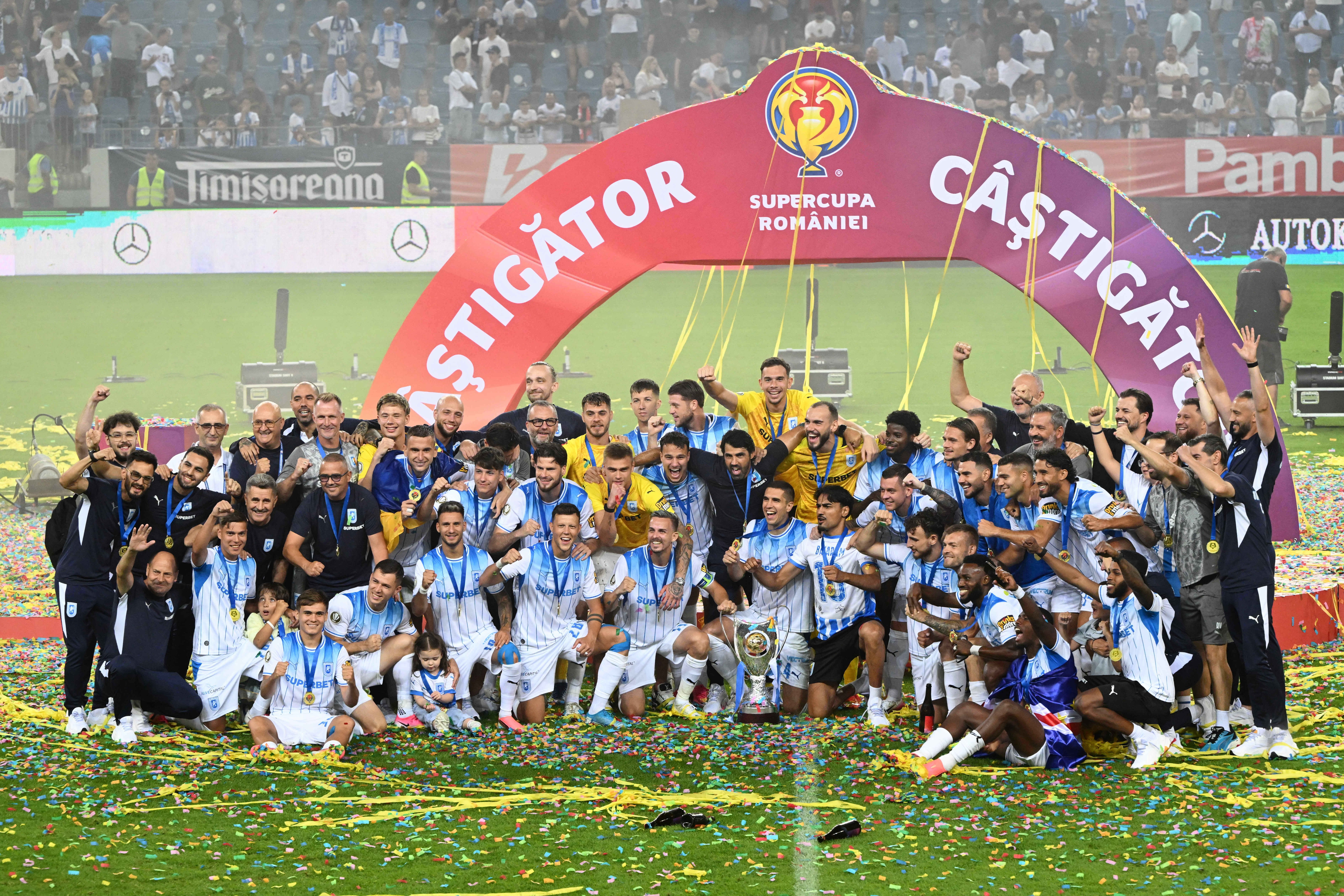 Universitatea Craiova - „U” Cluj 1-1 (5-3 d.l.d.). Oltenii au câștigat Supercupa României