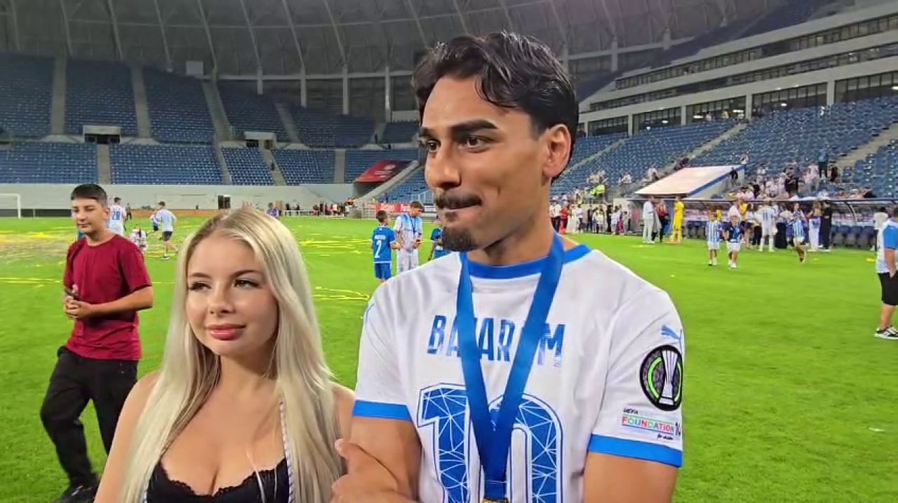 "Rămâi sau pleci?" Baiaram a făcut anunțul de lângă soția sa, după un nou trofeu la Craiova