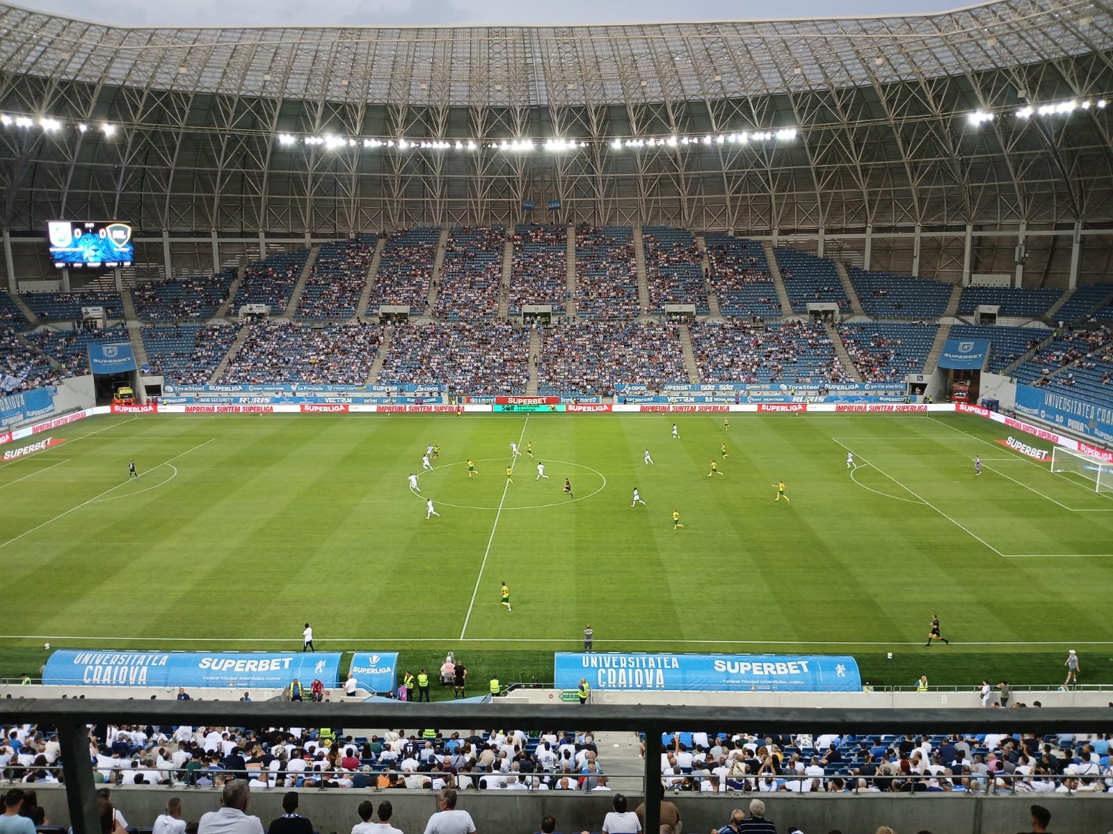 ACUM: Universitatea Craiova - ML Vitebsk 0-0 în Champions League!