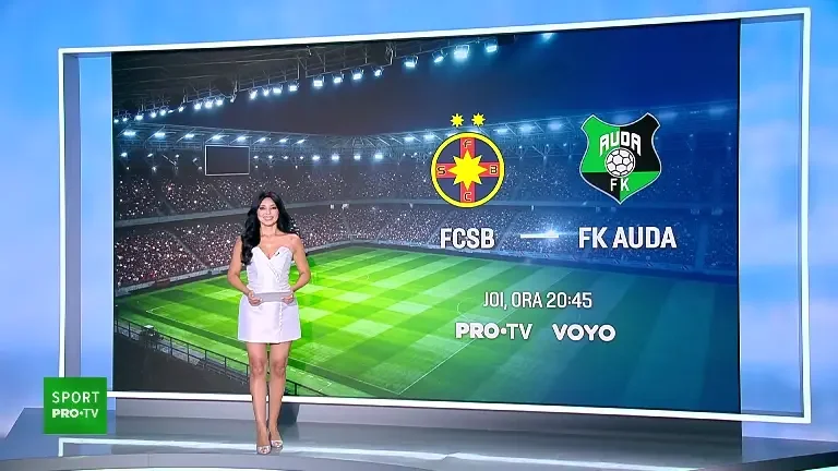 FCSB - Auda, LIVE pe PRO TV și VOYO