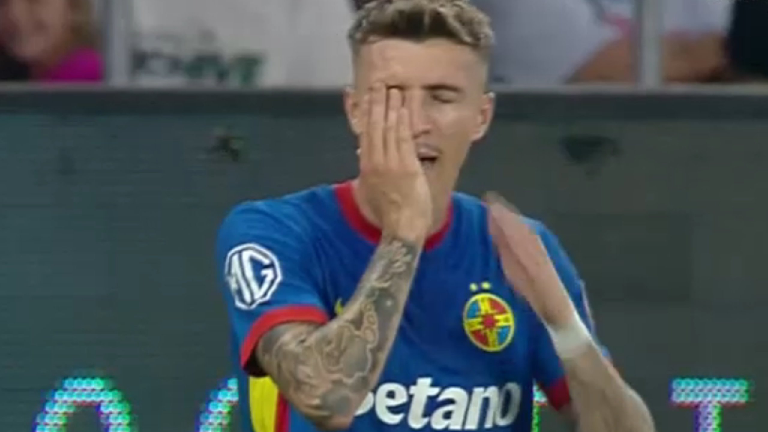 Octavian Popescu a comis-o în FCSB - FC Argeș: "10.000 de euro amendă!"