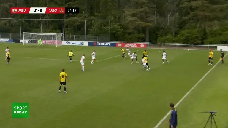 PSV - Union Royale St.Gileoise, meci amical, a fost transmis de VOYO