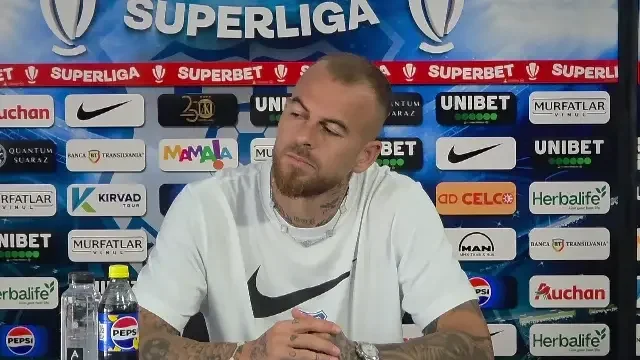 Denis Alibec, conferință de presă înainte de U Cluj - Farul (18.07.2026)