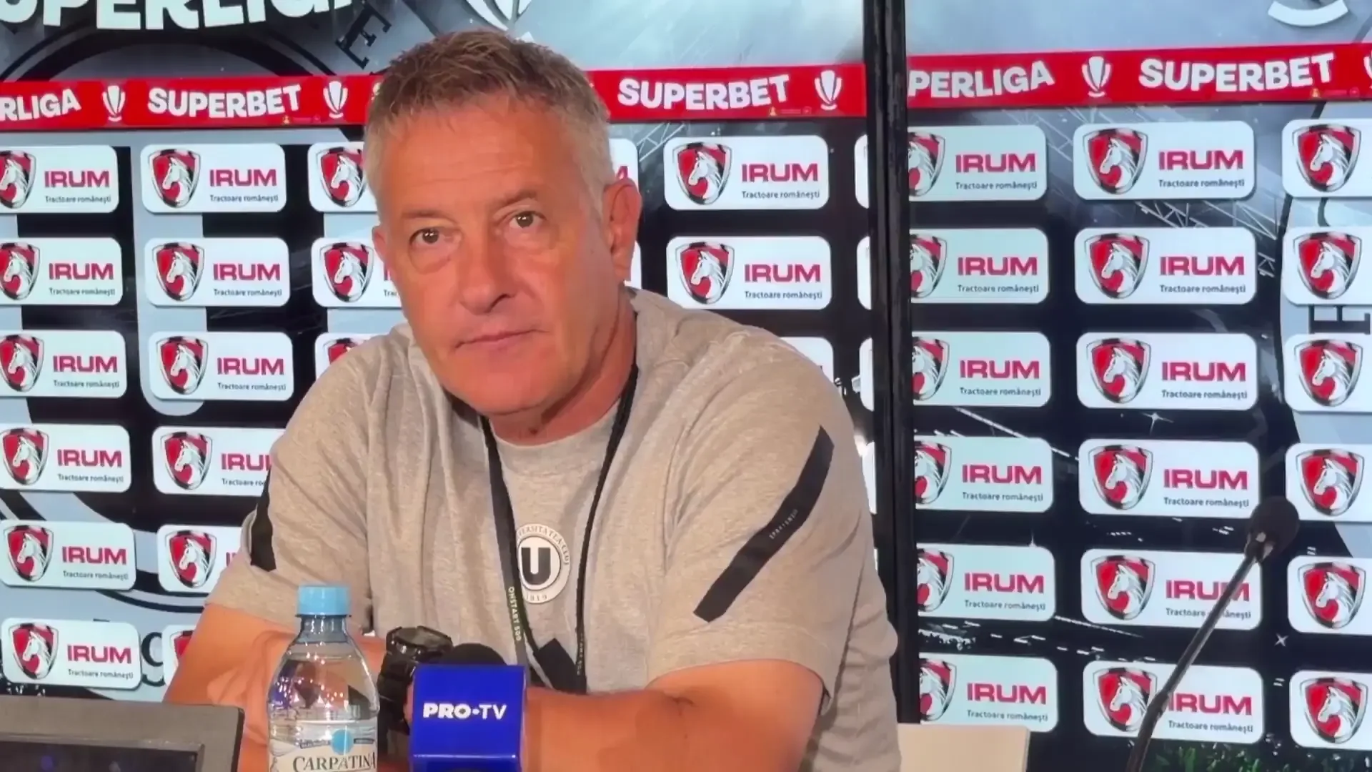 Cristiano Bergodi, conferință de presă înainte de U Cluj - Farul (18.07.2026)