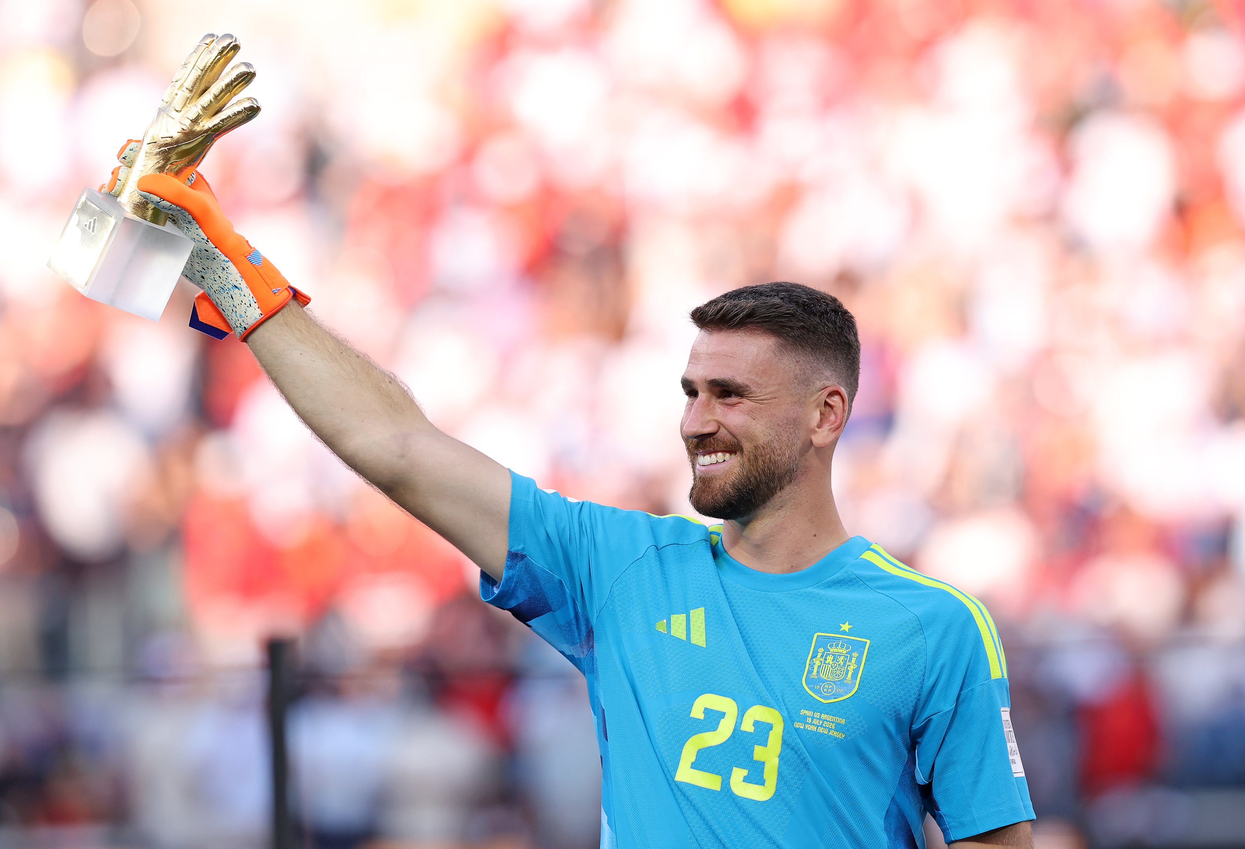 Statistică ireală: intervențiile lui Unai Simon din tot turneul, mai puține decât cele ale lui Emiliano Martinez din finală!