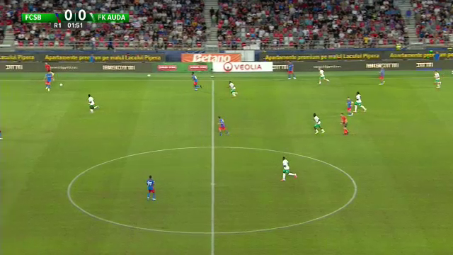 ACUM: FCSB - Auda 0-1 în Conference League, pe PRO TV și VOYO! Târnovanu, lăsat fără replică