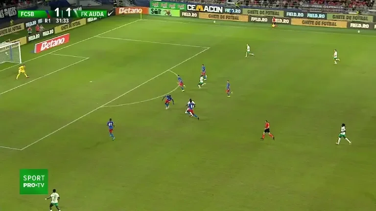Auda face 2-1 contra lui FCSB după o acțiune individuală! Meciul e transmis pe PRO TV și VOYO