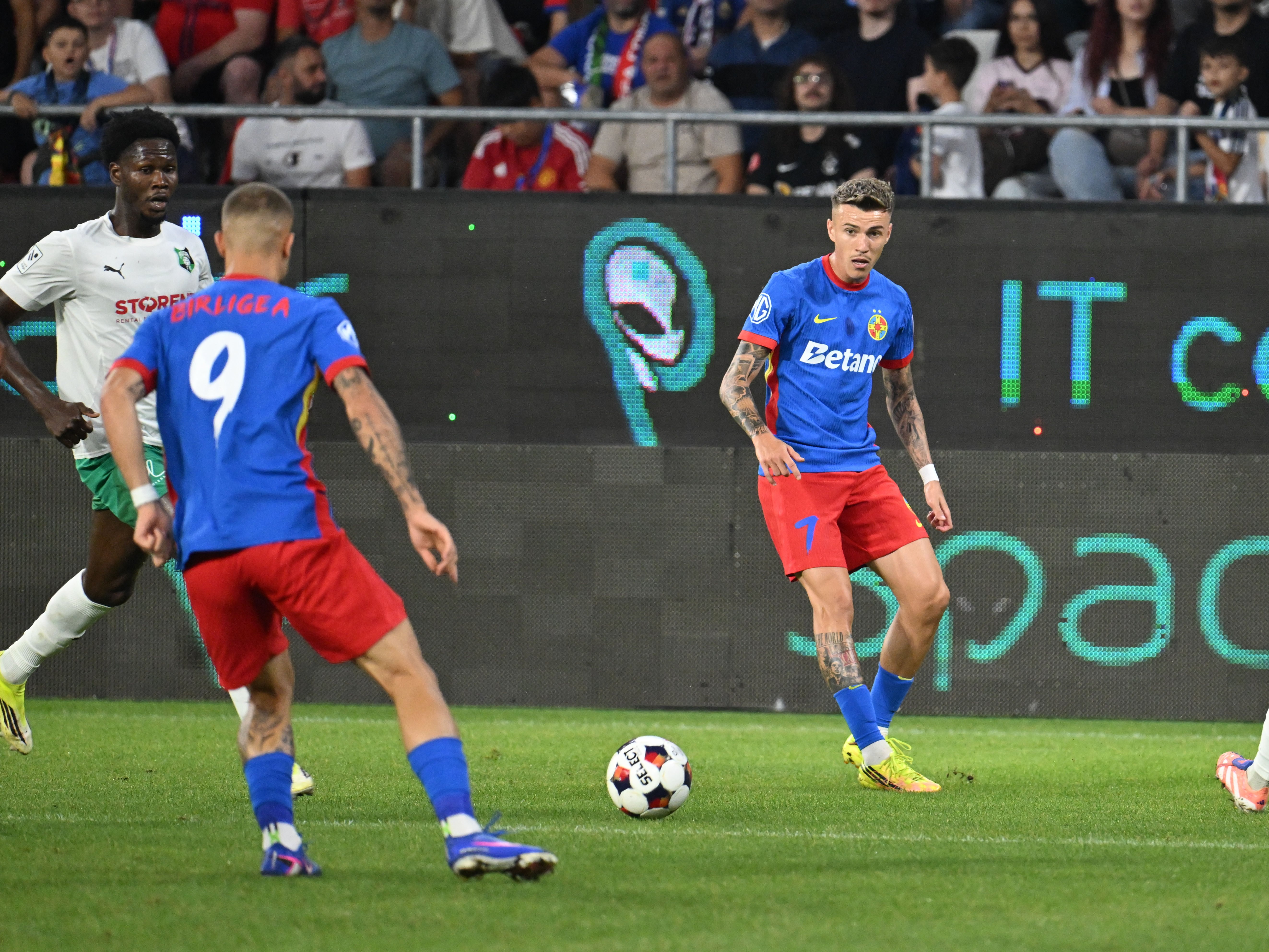 ACUM: FCSB - Auda 1-2 în Conference League, pe PRO TV și VOYO! Fosta campioană, condusă la pauză