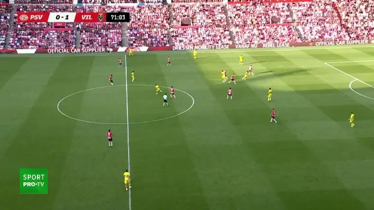 PSV - Villarreal 1-3 | Gol minutul 72 (exclusiv pe VOYO)