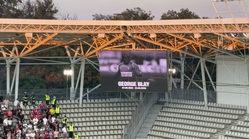 Moment de reculegere pentru George Blay în Dinamo - Craiova. Ce mesaj a afișat galeria ”câinilor”
