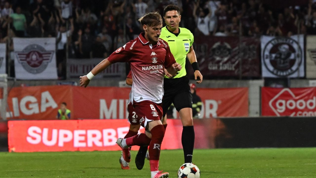 Ce a spus Grameni după cea mai controversată fază din Botoșani - Rapid 1-1