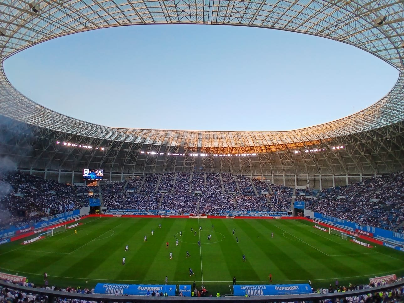 Cum arată tribunele de pe ”Ion Oblemenco” la Universitatea - Levski