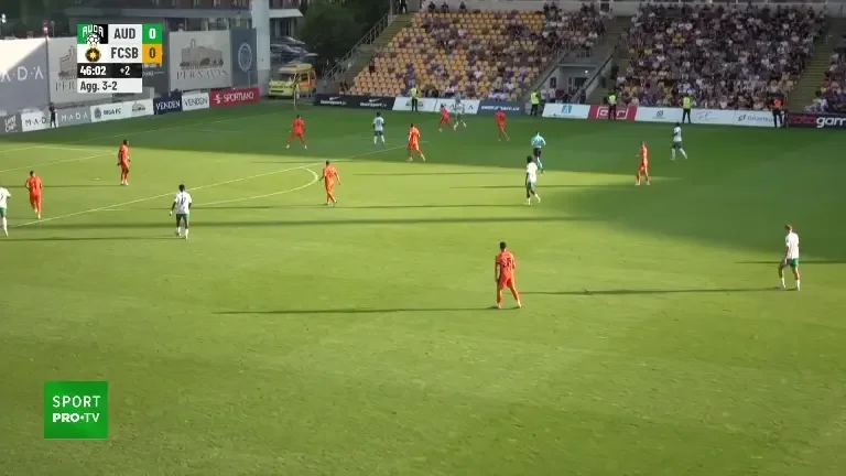 FK Auda - FCSB | Diedhiou înscrie după o eroare în defensiva echipei lui Baciu (VOYO)