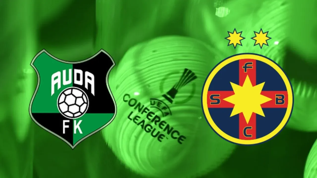 Cum a numit-o FK Auda pe FCSB după ce a învins-o tur-retur și a eliminat-o din Conference League