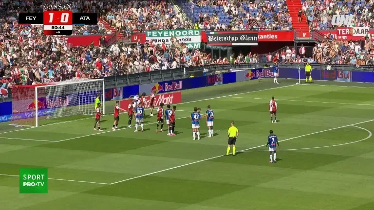 Feyenoord - Atalanta | Minutul 45+6: GOL Atalanta!