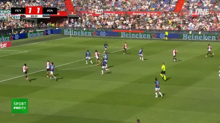 Feyenoord - Atalanta | Minutul 81: GOL Feyenoord!
