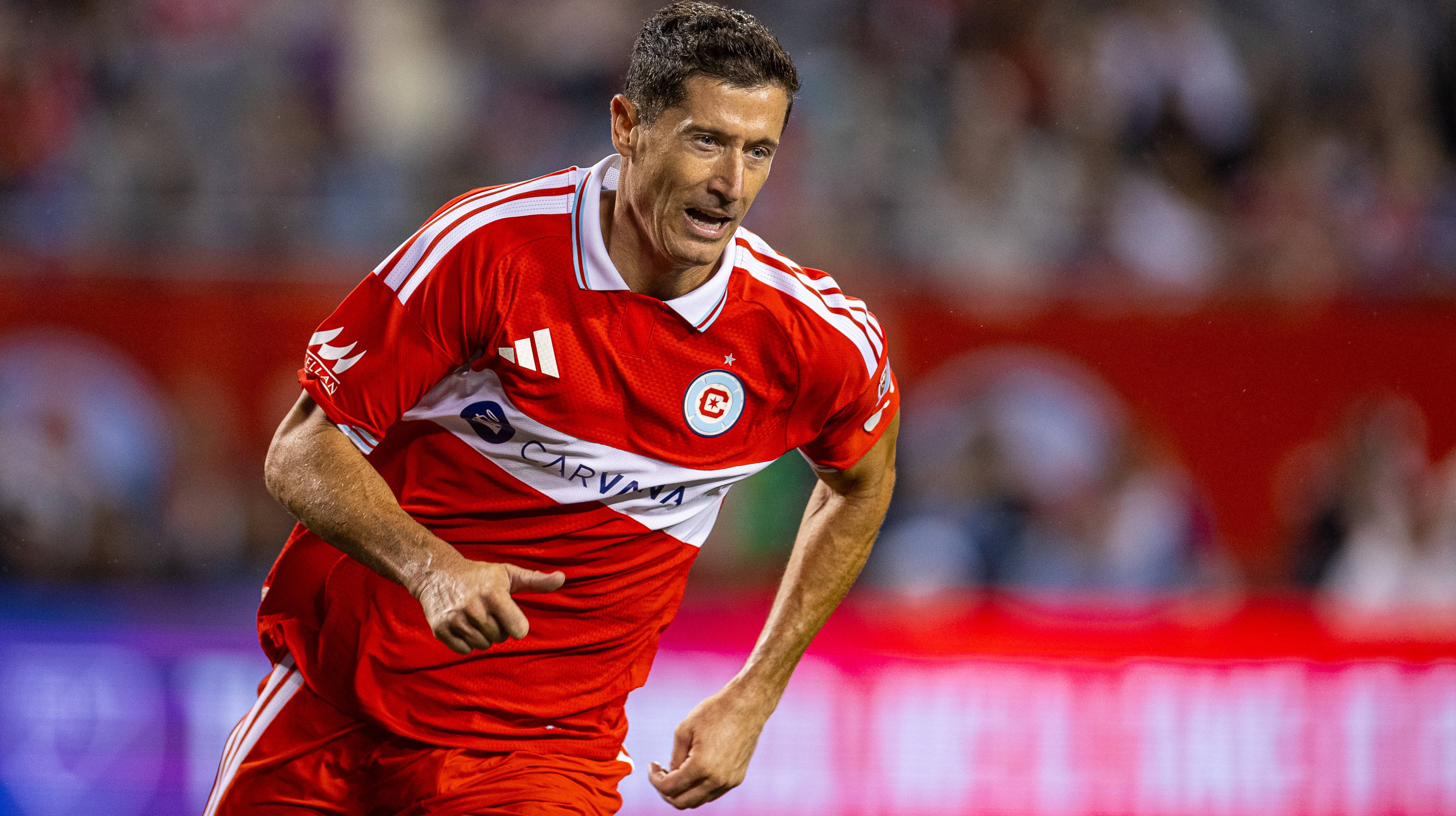 Lewandowski face spectacol în MLS! Polonezul a reușit o dublă pentru Chicago Fire