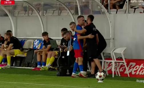 Schimbare în prima repriză la FCSB! Fotbalistul, taxat după evoluția slabă în meciul cu Farul