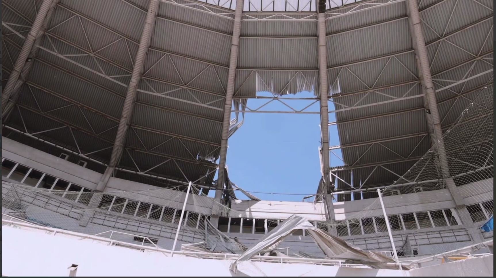 Atac rusesc asupra unuia dintre cele mai mari stadioane de fotbal din Ucraina! Imagini uluitoare