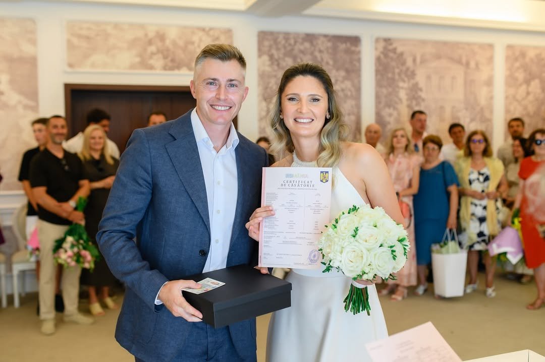 Tenisul românesc sărbătorește: Irina Begu și Victor Crivoi și-au unit destinele