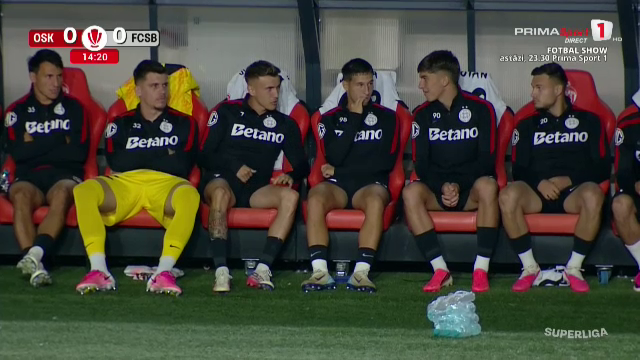 Cum a fost surprins Ștefan Târnovanu pe bancă în Sepsi - FCSB