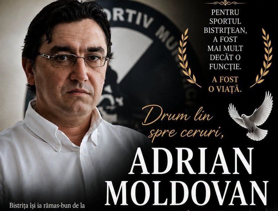 A murit Adrian Moldovan, fratele lui Viorel Moldovan și directorul CSM Bistrița!