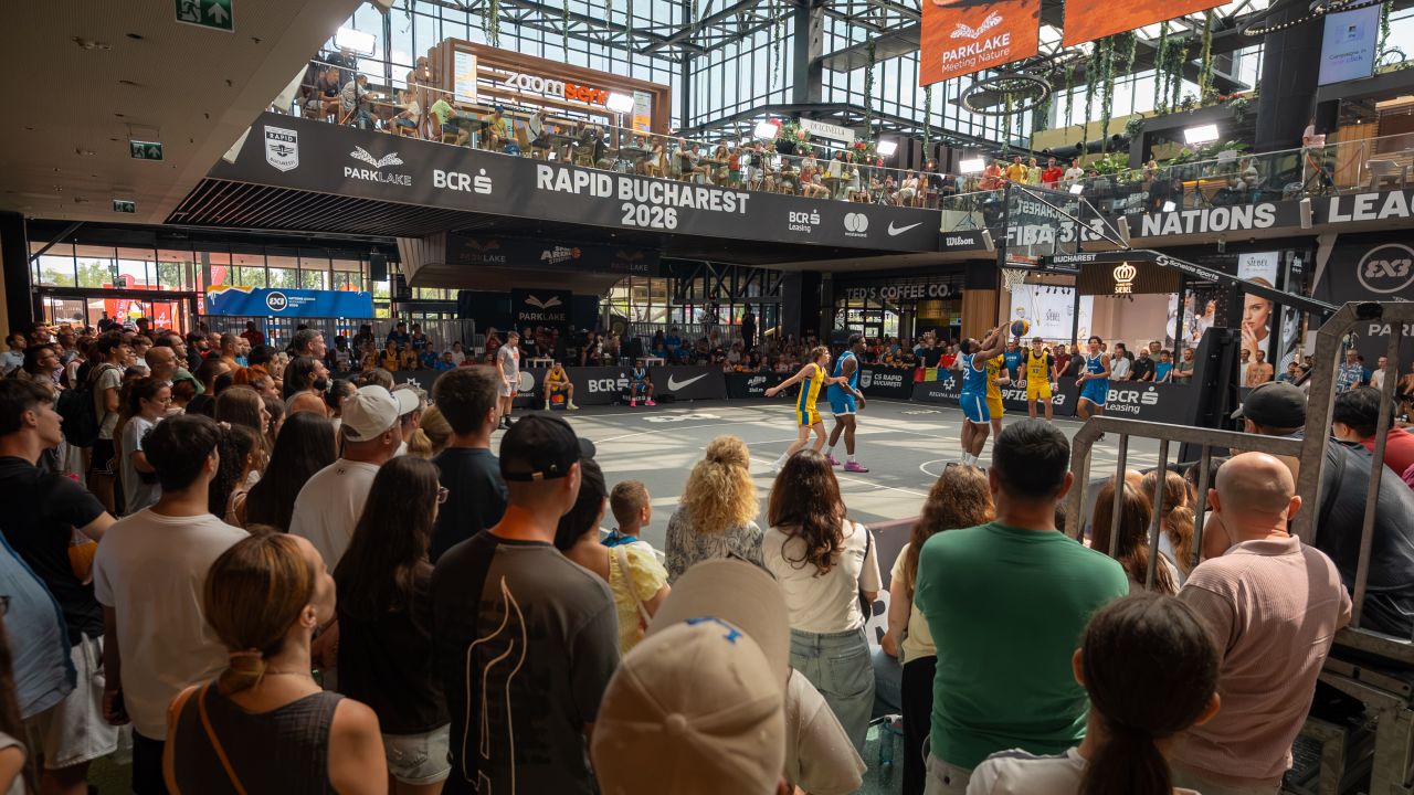 Baschet la mall: Calificarea la Campionatul Mondial de baschet 3x3 pentru tineret, decisă la București, la ParkLake Shopping Center