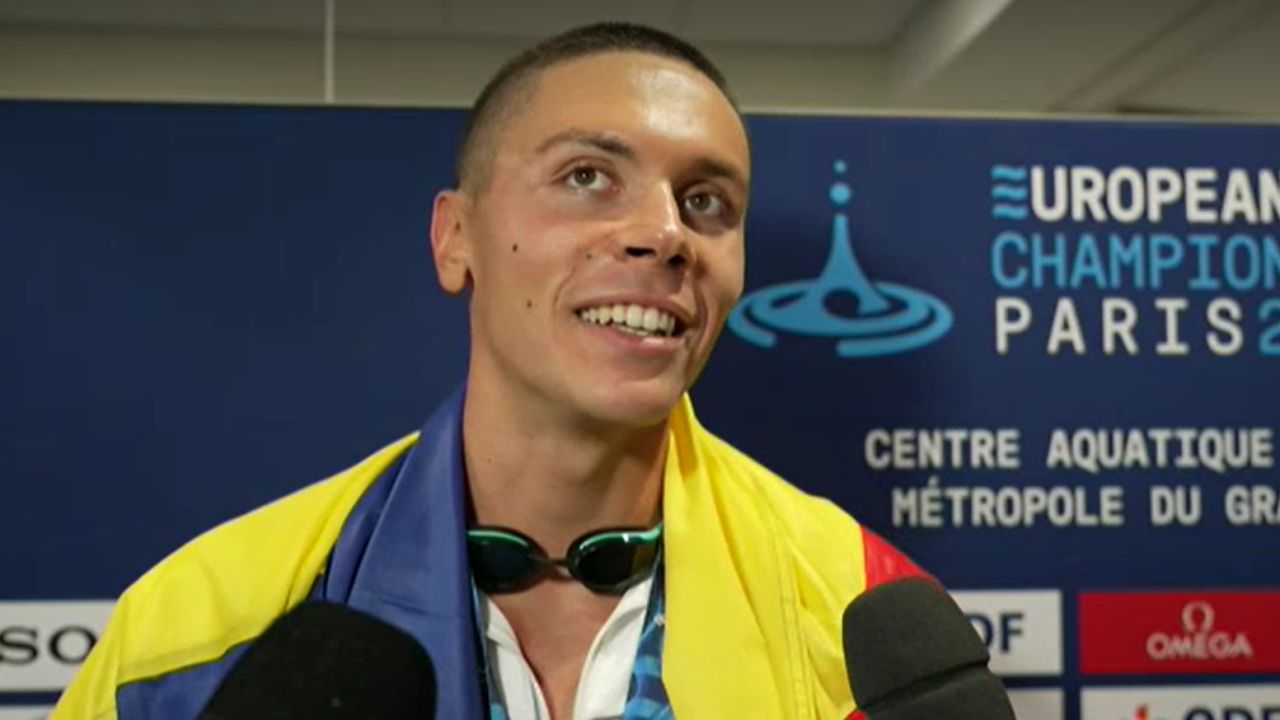 Corespondență de la Paris | David Popovici a spus unde s-a făcut diferența după ce a câștigat aurul: cum a glumit înaintea probei de 200 de metri