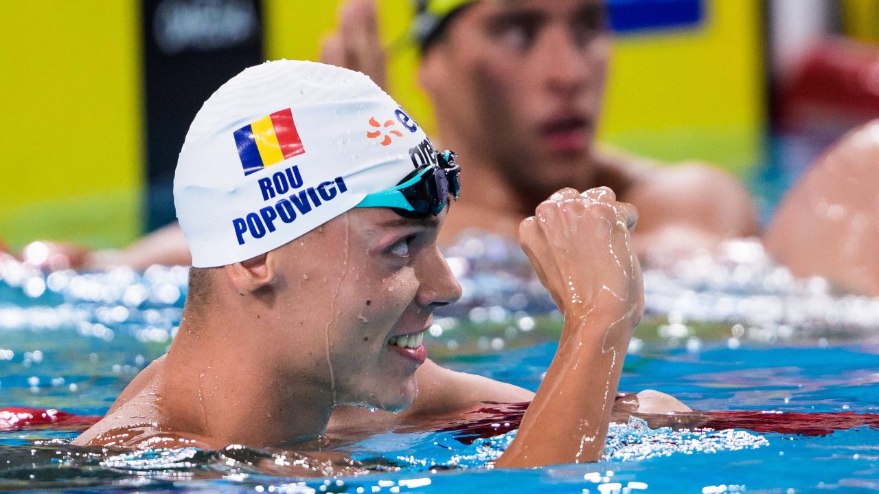 Rezultatul lui David Popovici din calificările de la 200 m liber: când au loc semifinalele și finala