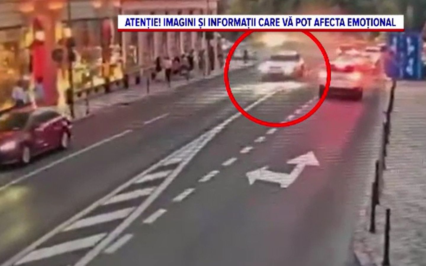 Prima reacție a șoferului din Brașov care a ucis cu mașina doi pietoni aflați pe trotuar, în centrul Brașovului