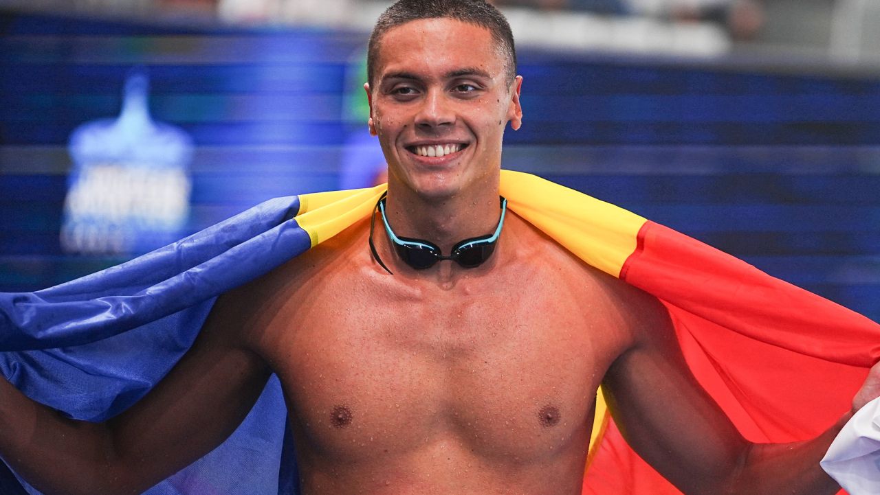 David Popovici a scris istorie după ce a câștigat aurul european și la 200 m liber