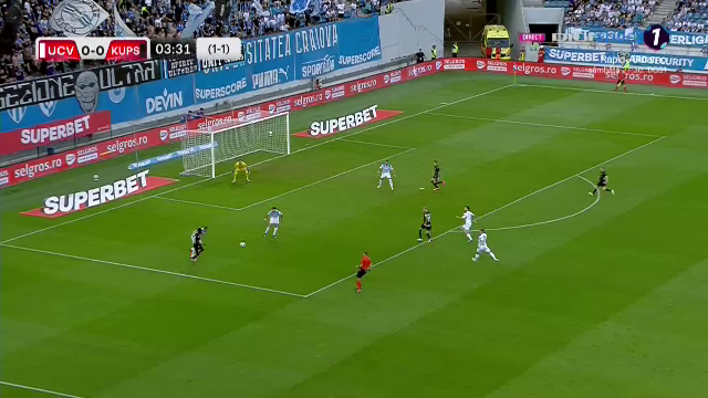 ACUM: Universitatea Craiova - KuPS 0-1, pe Sport.ro! Oaspeții deschid scorul rapid