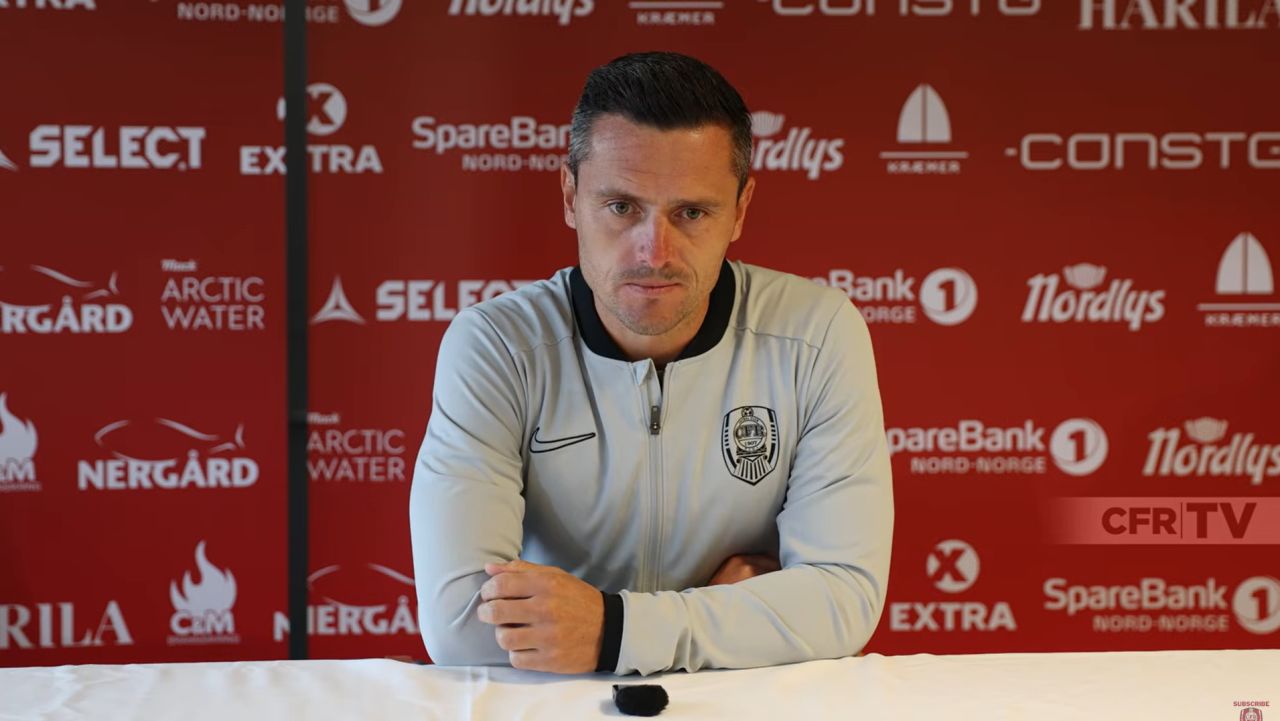 Interimarul Laurențiu Rus a explicat CFR Cluj - Tromso 1-7: „Pentru mine este dureros”