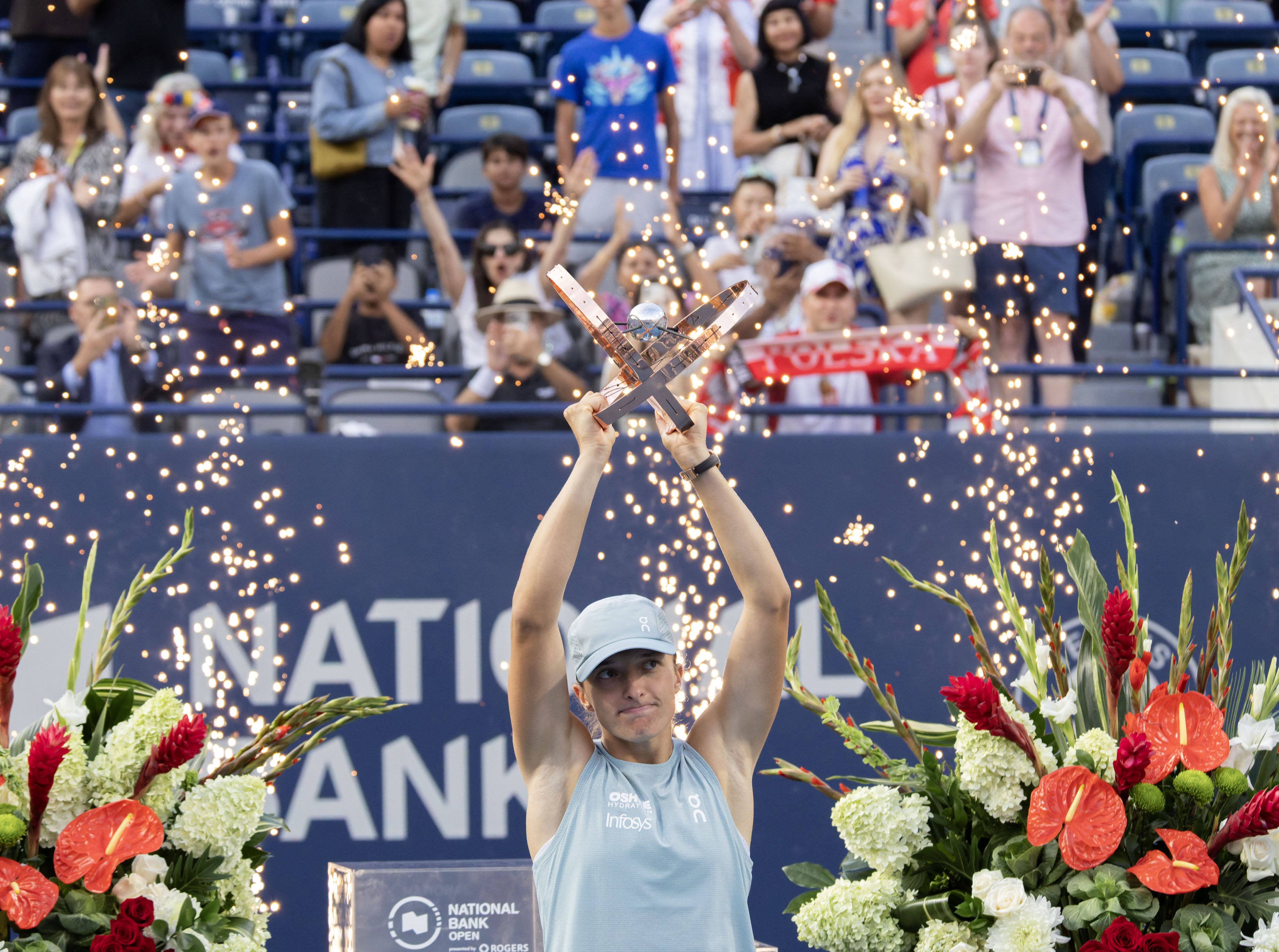 Iga Swiatek a făcut spectacol la în finala Canadian Open contra Elenei Rybakina. Reacția polonezei