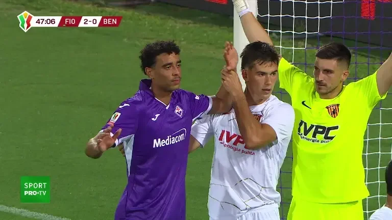 Fiorentina - Benevento | Assist Drăgușin, gol Ranieri (48')